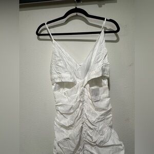 DO+BE White Ruched Dress